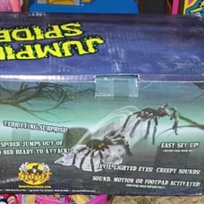 halloween animatronic jumping spider