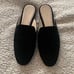 Cole Haan Black Suede Mules Size 9