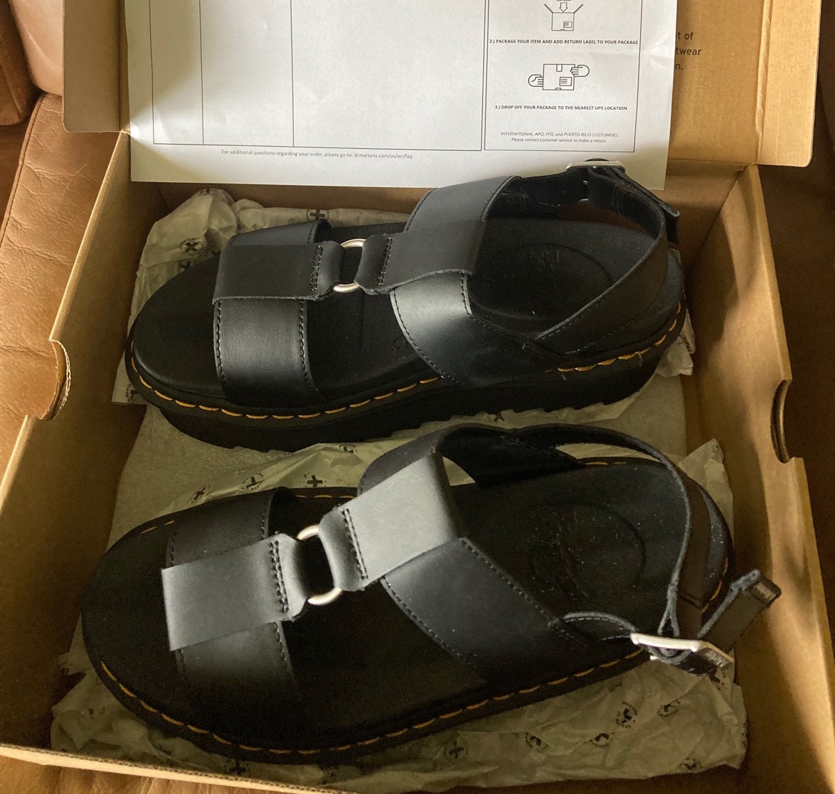 Dr. Martens Francis Sandals size 10