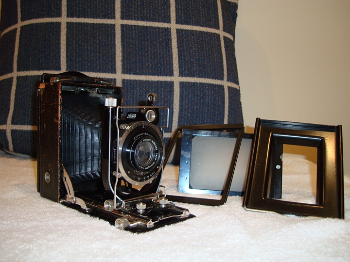 Vintage Nagel Folding Camera F Deckel Munchen Compur VERY GOOD CONDITION!