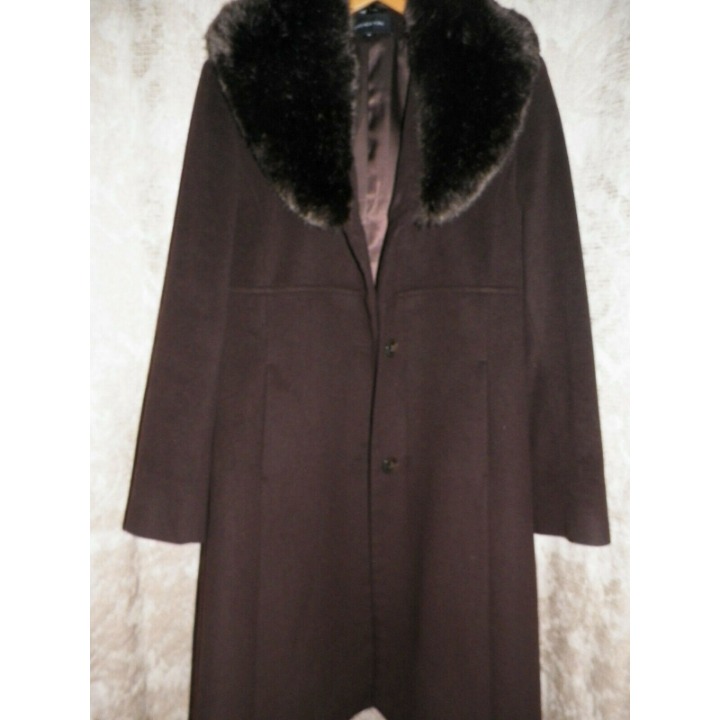 Women's 10 Jones NY GIII Wool Blend Coat