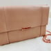 NWT! Ted Baker- PARSON- Unlined Soft Leather Crossbody Bag -TAUPE