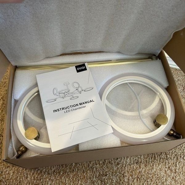 Ceiling Light FixtureModern 8 Lights Fixtures Ceiling Mount Matte Gold Finish