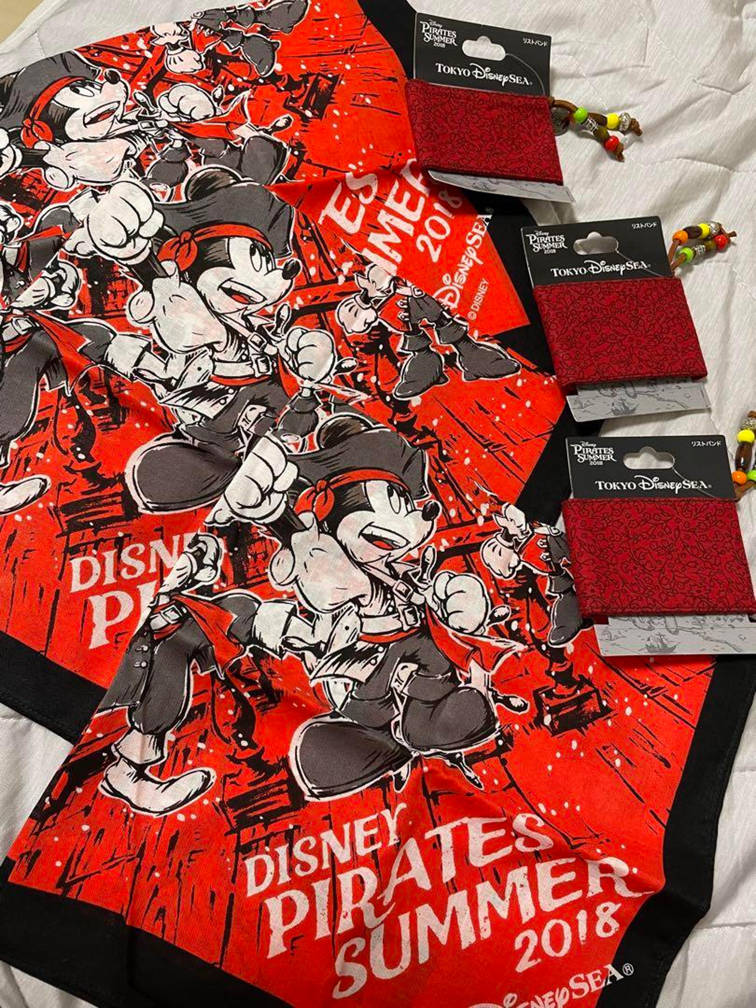 Disneyland Costume Petit Costume Bandana Wristband Pirate Summer