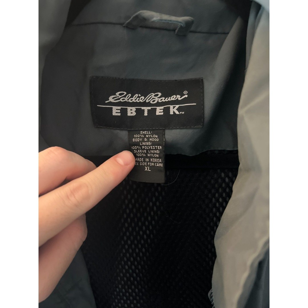 Vintage Eddie Bauer EBTEK Jacket – Size XL – Gray