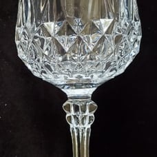 CRISTAL D'ARQUES LONGCHAMP GLASSWARE, DIAMAX LIQUEUR GLASSES SET OF 4