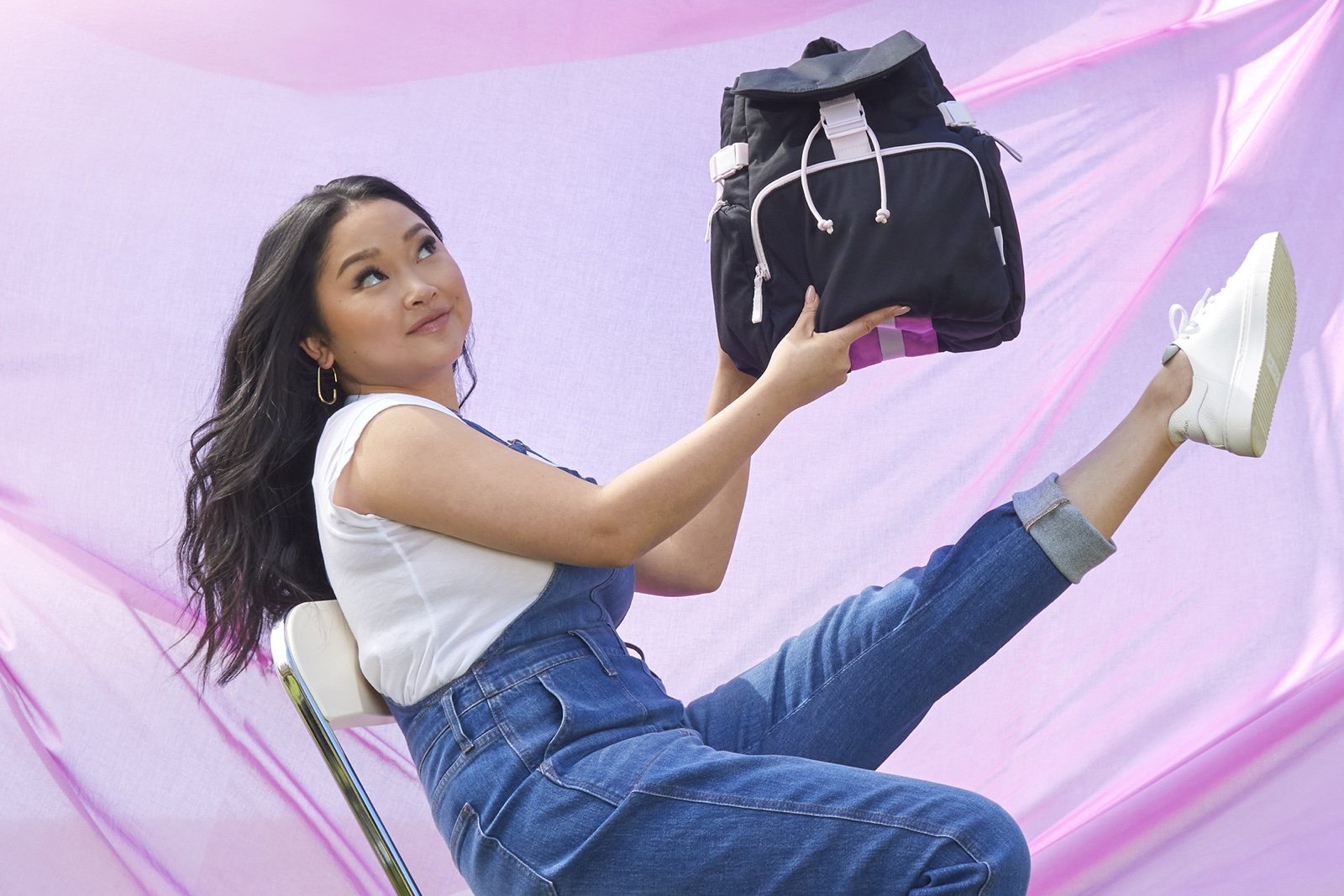 Lana Condor x Vera Bradley Utility Backpack