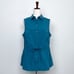 Athleta Levitate Poplin Teal Sleeveless Tank Top Vest