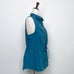 Athleta Levitate Poplin Teal Sleeveless Tank Top Vest