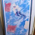 Leroy Neiman 1980 XIII Olympic Lake Placid Winter Game Skiing Poster 39 x 20.5
