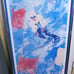 Leroy Neiman 1980 XIII Olympic Lake Placid Winter Game Skiing Poster 39 x 20.5