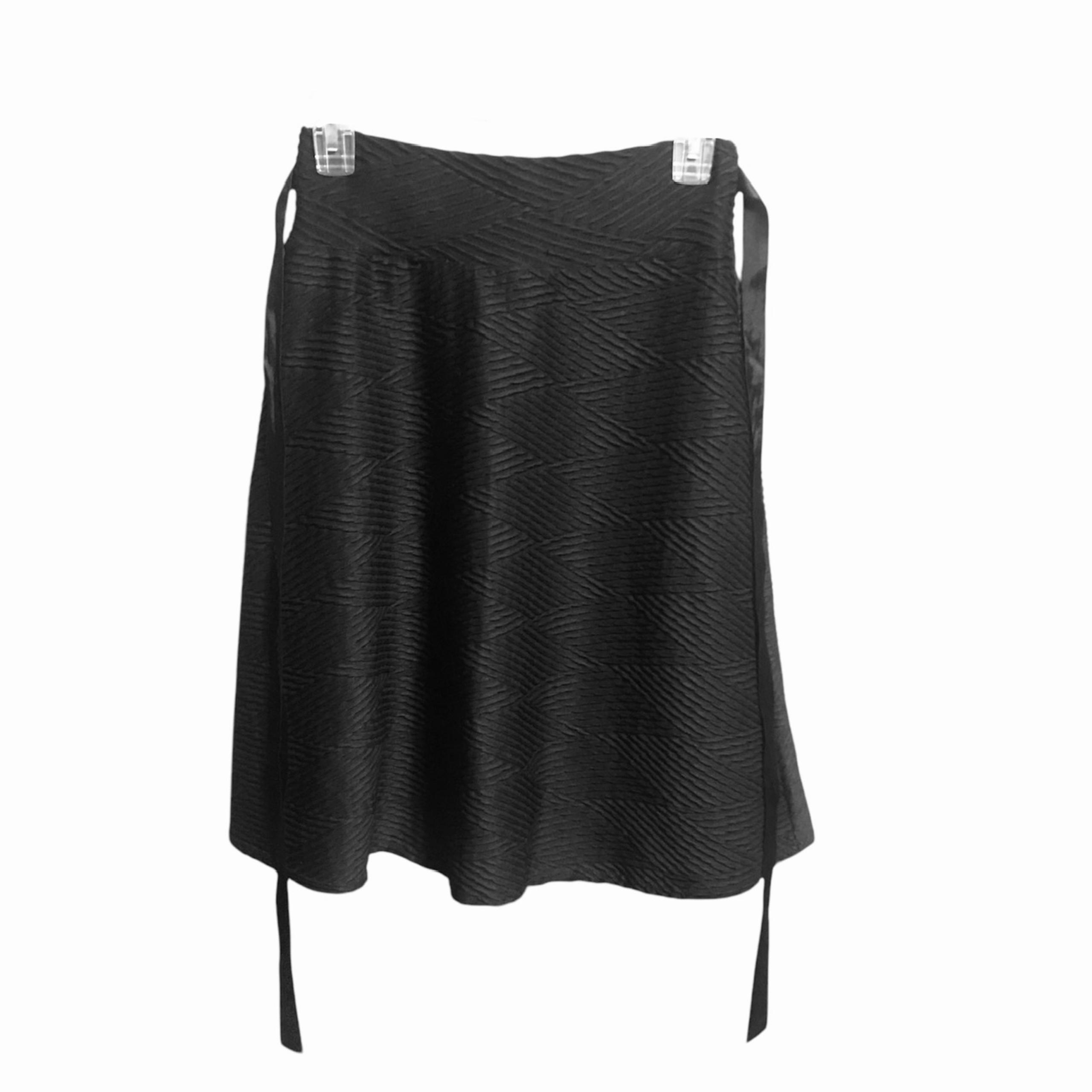 Joe B By Joe Benbasset Women’s Small A Line Skirt Textured And Stretchy Ribbon