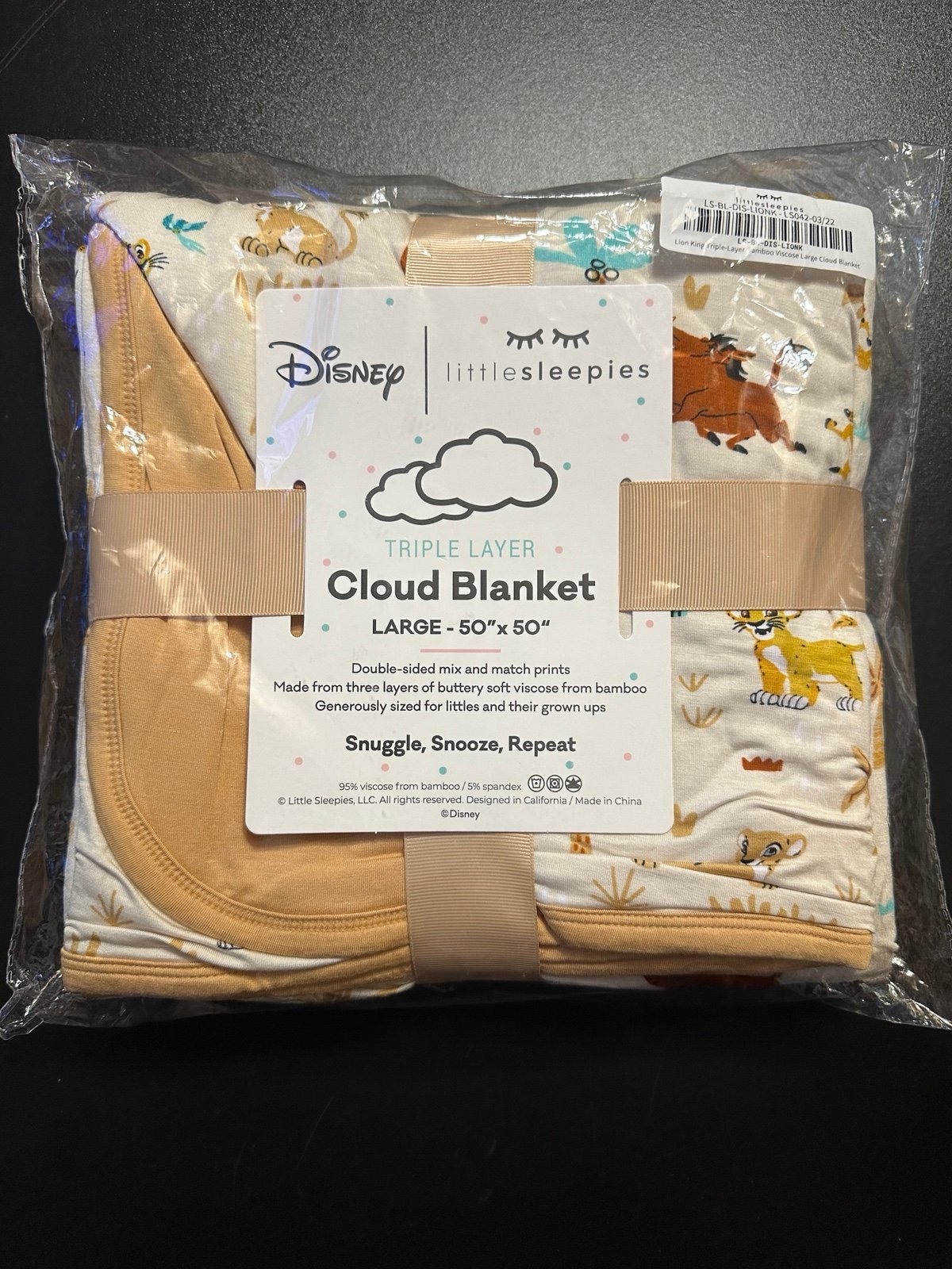 little sleepies - og lion king cloud blanket