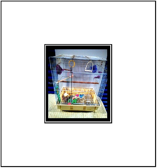 Japanese-made Bird Cage With Many Accessories