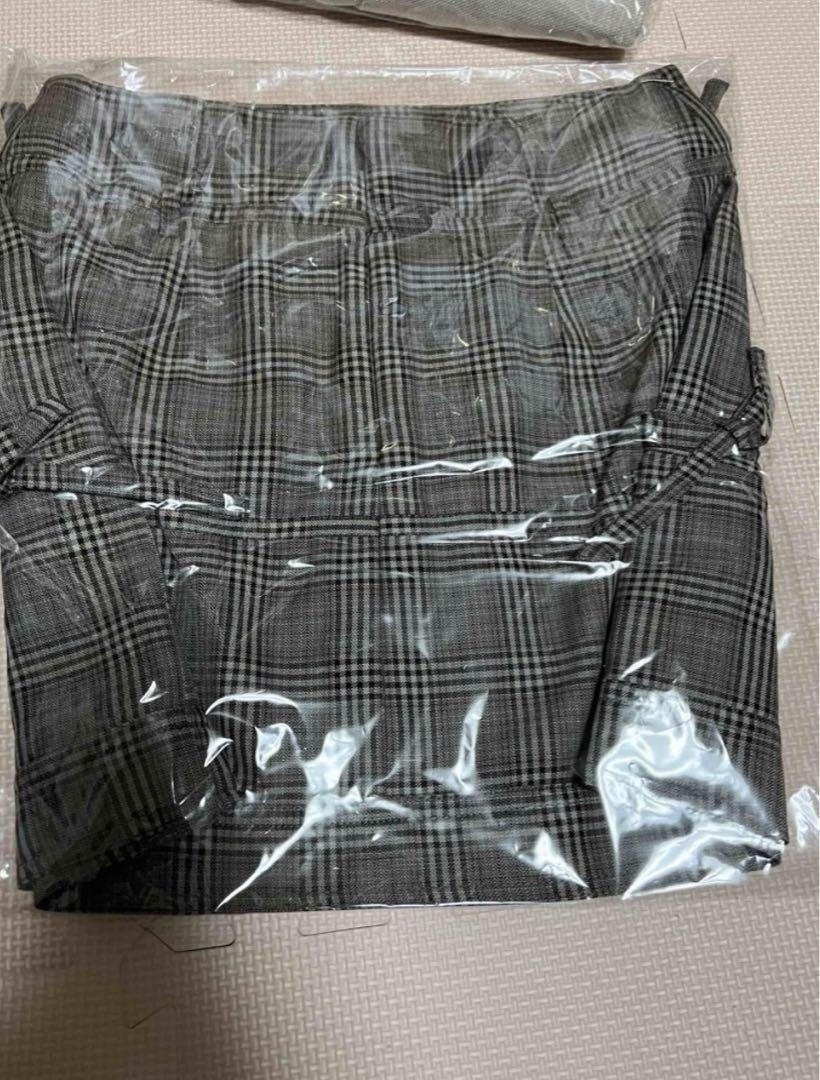 ANDMARY】Hanna check mini skirt