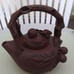 Handmade mud teapot