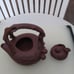 Handmade mud teapot