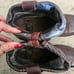 Freebirds Womens Dark Brown Leather Shena Stuffed Belted Booties 7