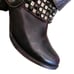 Freebirds Womens Dark Brown Leather Shena Stuffed Belted Booties 7