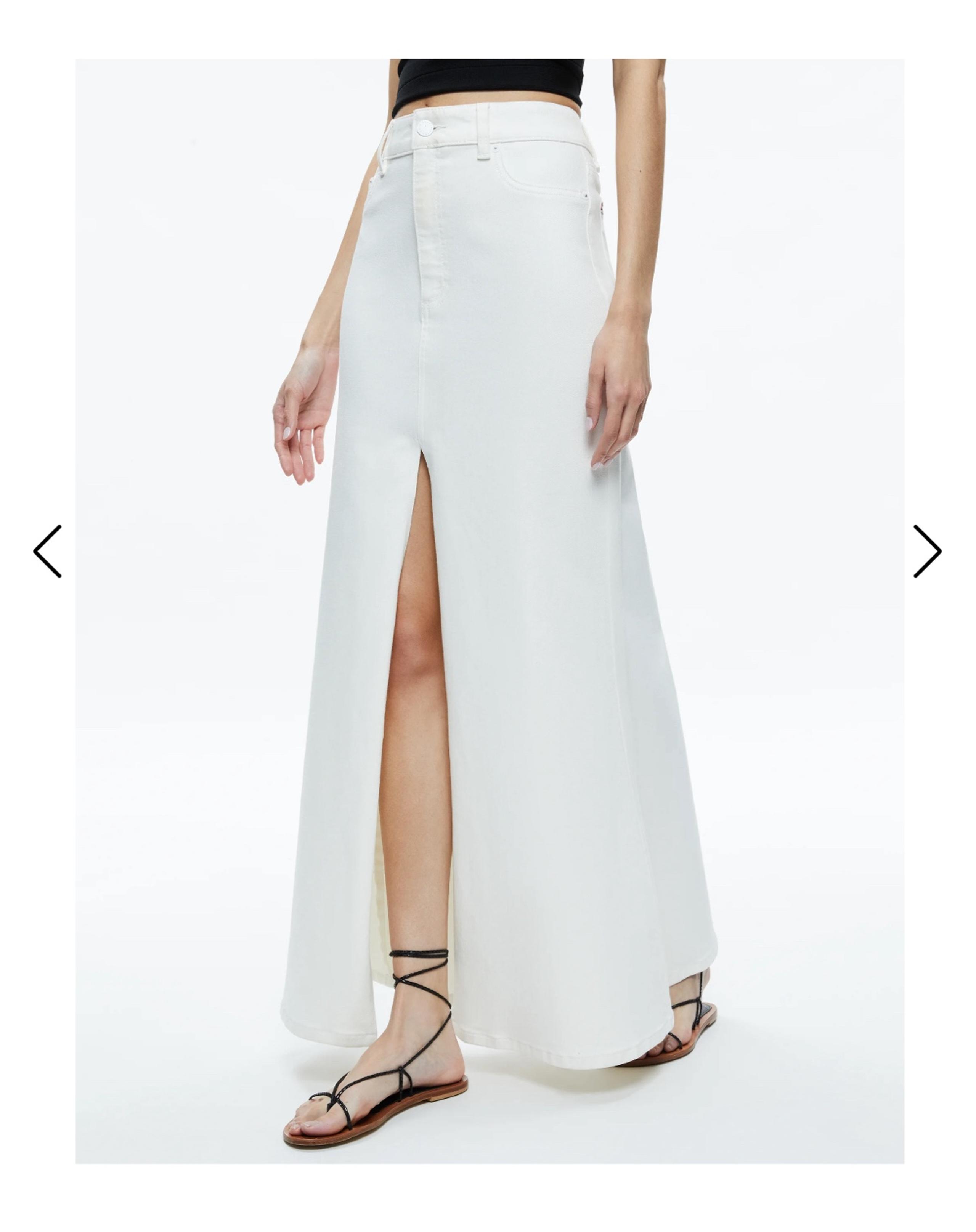 NNW Alice +Olivia RYE HIGH RISE MAXI SKIRT. New with tags.
