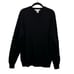 Geoffrey Beene Men’s Black V-Neck Cashmere Crew Neck Sweater Size Medium