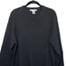 Geoffrey Beene Men’s Black V-Neck Cashmere Crew Neck Sweater Size Medium
