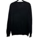Geoffrey Beene Men’s Black V-Neck Cashmere Crew Neck Sweater Size Medium