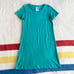 Jungmaven hemp/ organic cotton teal dress