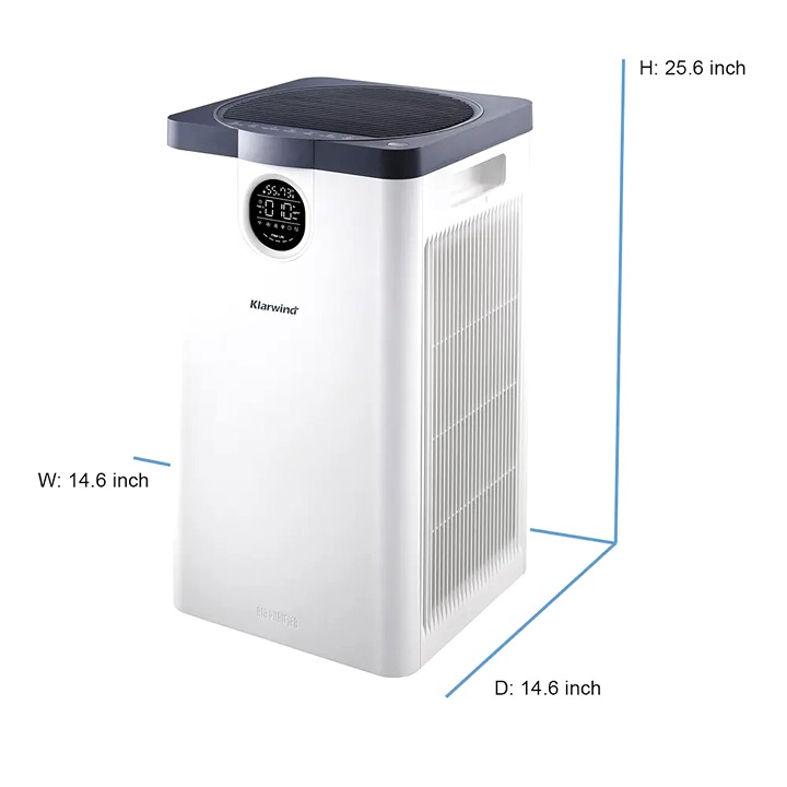 Klarwind Dual Circulation Air Purifier - Blue 300 NIB.
