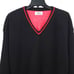 Vintage Titleist Corbin XCR Golf Sweater Mens L Wool V Neck Long Sleeve Black