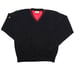 Vintage Titleist Corbin XCR Golf Sweater Mens L Wool V Neck Long Sleeve Black