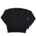 Vintage Titleist Corbin XCR Golf Sweater Mens L Wool V Neck Long Sleeve Black