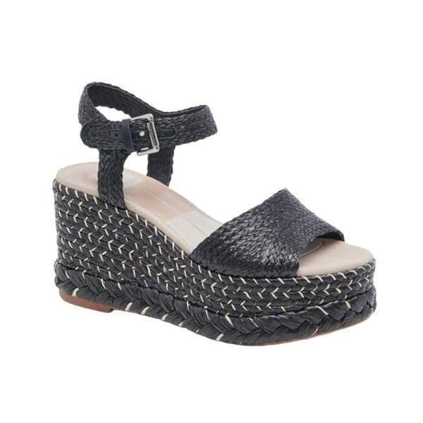 Dolce Vita Tiago Raffia Platform Sandal Size 9 NWT 130 MSRP