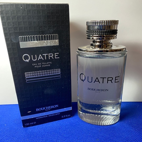 3.3 oz Quatre by Boucheron for Men 100ML EDT Spray