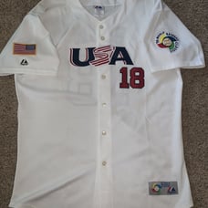 Boston Red Sox Johnny Damon 2006 WBC USA Authentic Jersey