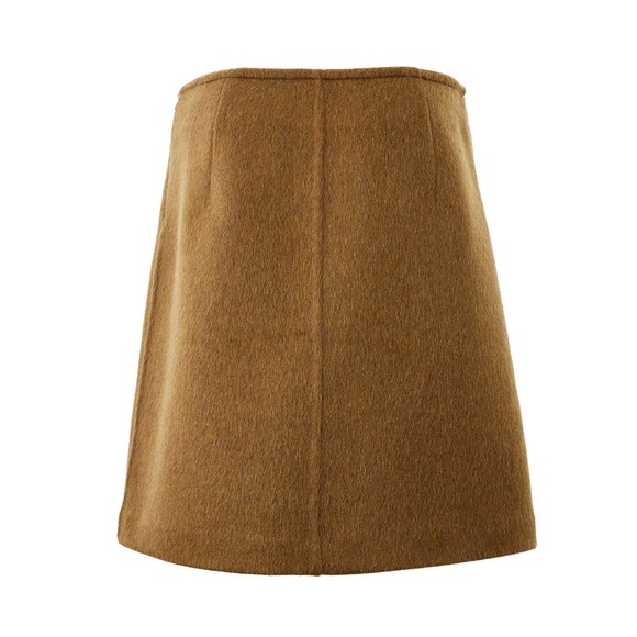 Bottega Veneta Brown Wool Mohair Skirt