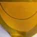 VTG Baldelli Art Pottery 7 Yellow/Lime Toad Frog Coin Bank Ceramic