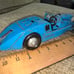 Vintage Blue Voisin Car Model