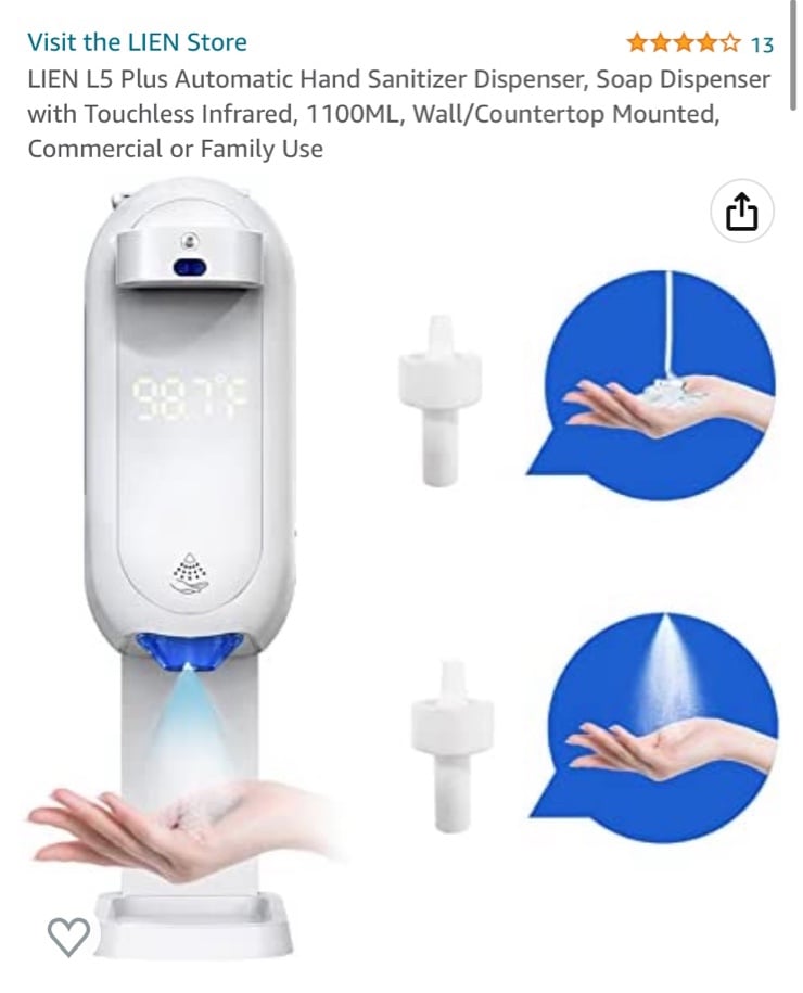 Sanitizer dispenser