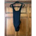 NWT Andie Women's The Tulum Long Torso Back One Piece Swimsuit Black Size XLT