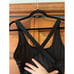 NWT Andie Women's The Tulum Long Torso Back One Piece Swimsuit Black Size XLT