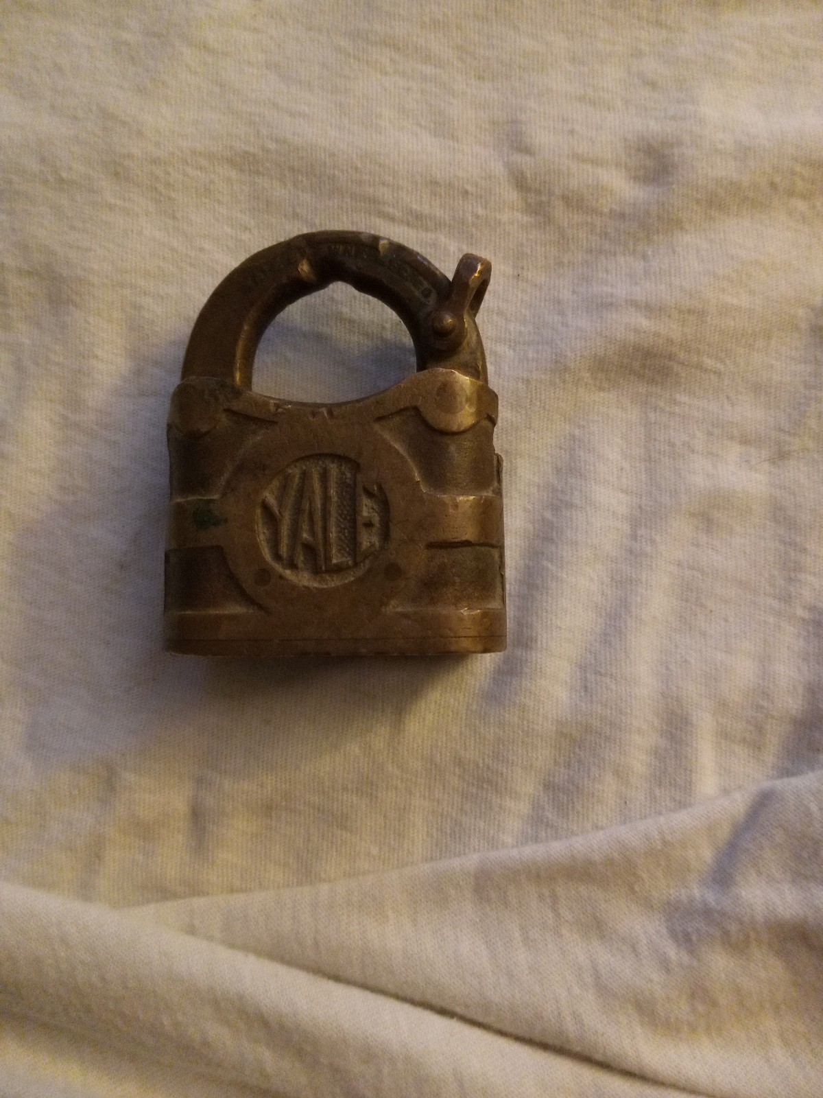 Antique YALE Y&T Solid brass lock