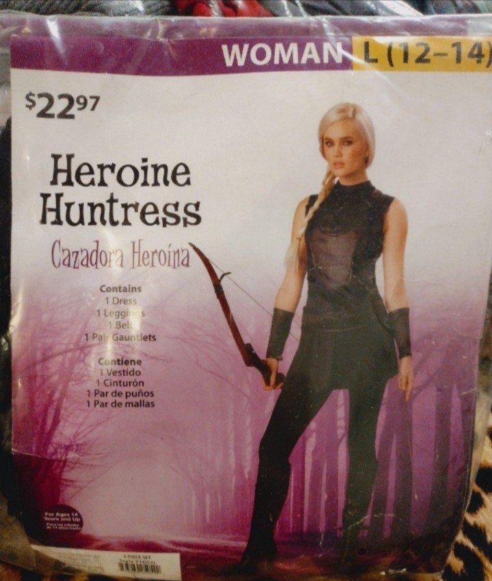 Women's heroine huntress costume (L)