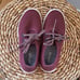 Allbirds Womens Tree Skippers Burgundy Slip On Knit Casual/Comfort Sneakers S-5