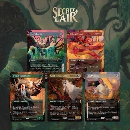 MTG Secret Lair Drop featuring Julie Bell Non-foil edition