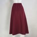 Vintage 80's Koret Burgundy Wool Skirt