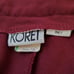 Vintage 80's Koret Burgundy Wool Skirt