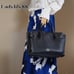 NWT Coach CH187 Hanna Carryall Pebble/ Snake-embossed Leather Gold/Black 550