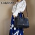 NWT Coach CH187 Hanna Carryall Pebble/ Snake-embossed Leather Gold/Black 550