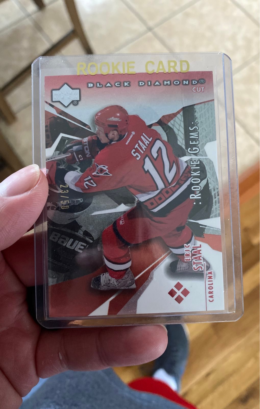 Eric staal black diamond ruby rc 23/50